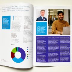 Salters' Charitable Foundation pages in the Salters' Company printed annual review