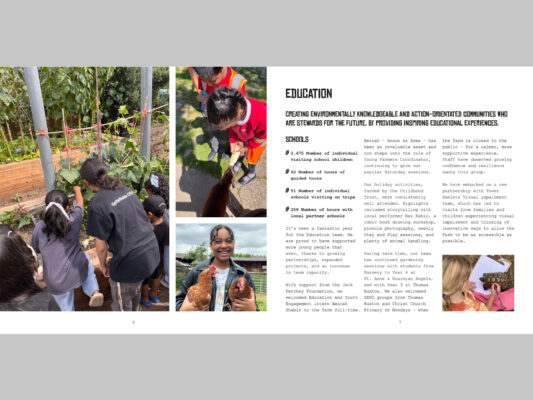 Education opening spread