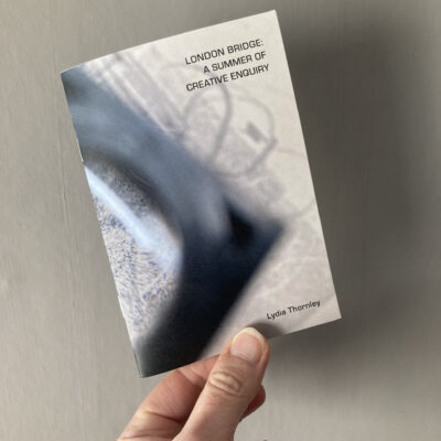 Cover of London Bridge: A Summer of Creative enquiry, held to show scale